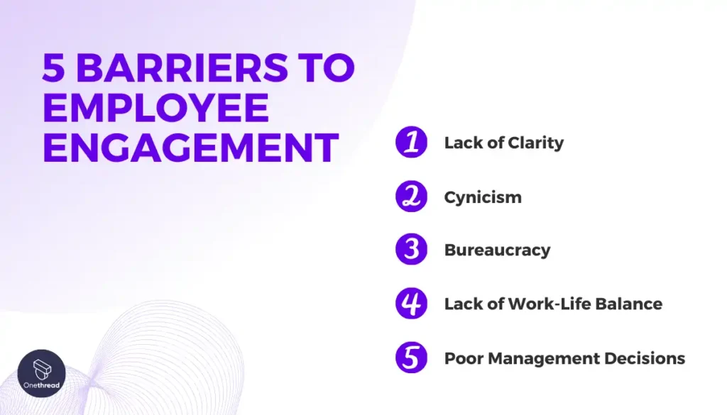 5 Barriers to Employee Engagement