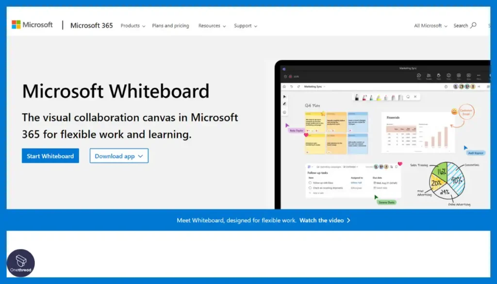 Microsoft Whiteboard-Home