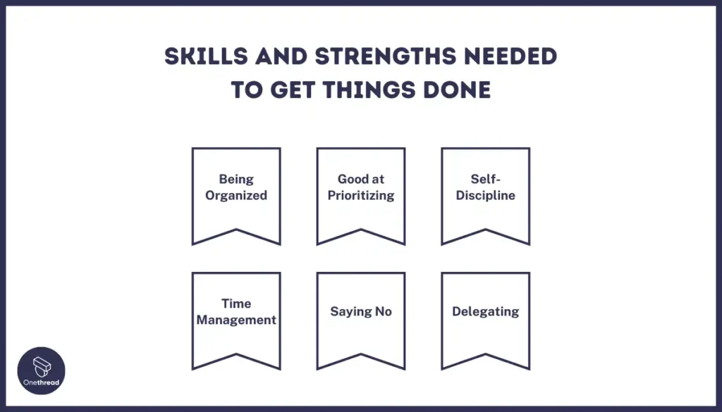 Skills and Strengths Needed to Get Things Done