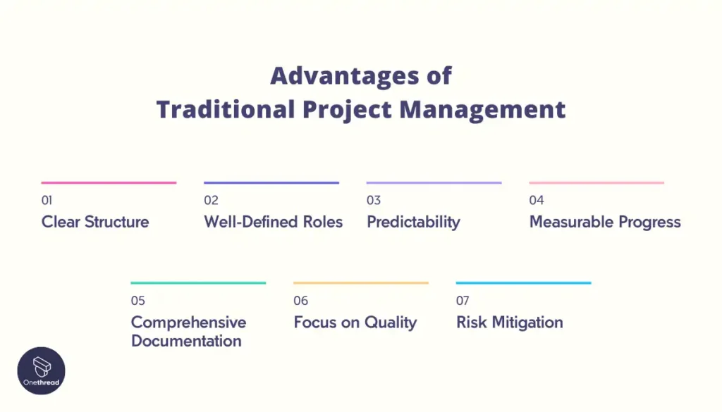 Advantages of Traditional Project Management