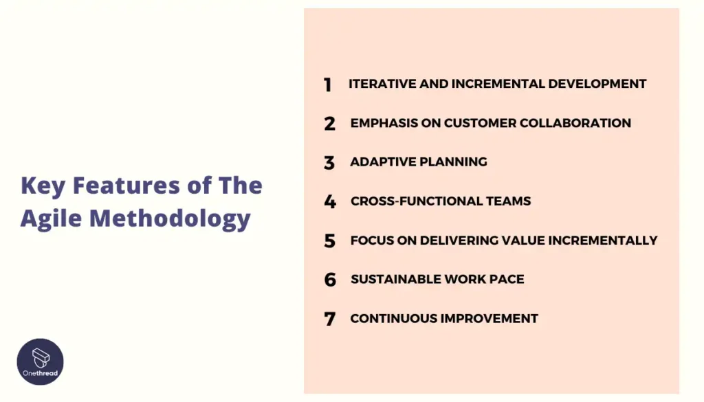 Key Features of The Agile Methodology