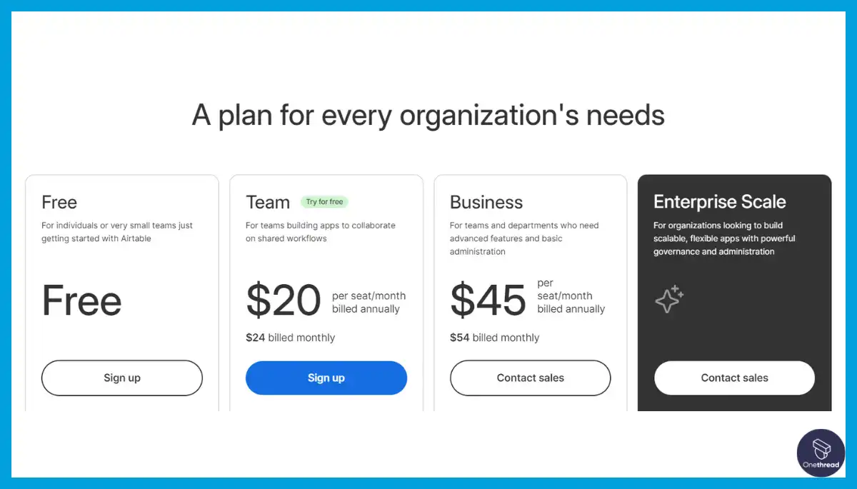 Airtable-Price