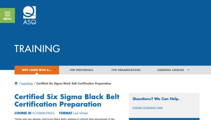 CSSBB: Certified Six Sigma Black Belt Certification