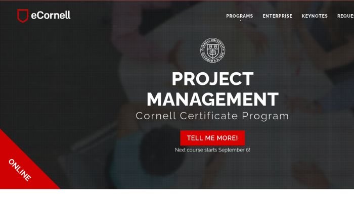 Cornell University: Project Management Certificate Program