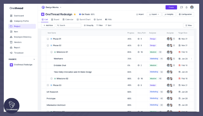 Centralized Project Management