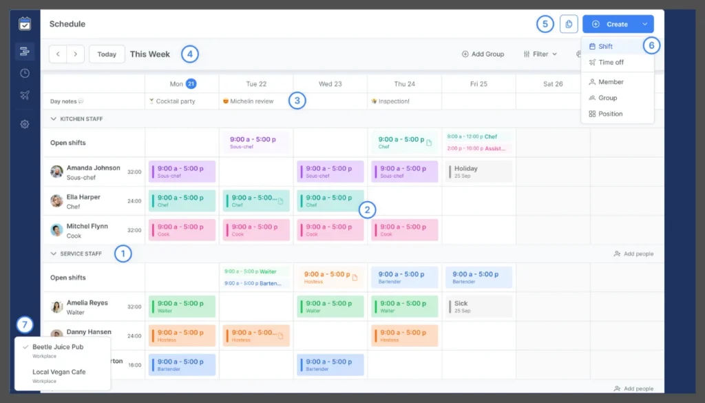 Everhour-Team Scheduling