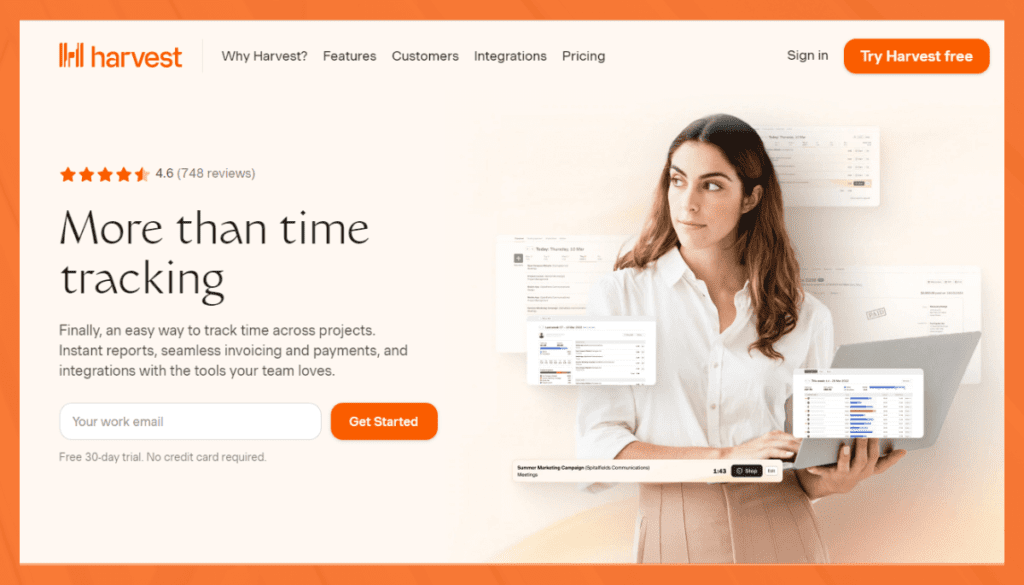 Harvest-Homepage