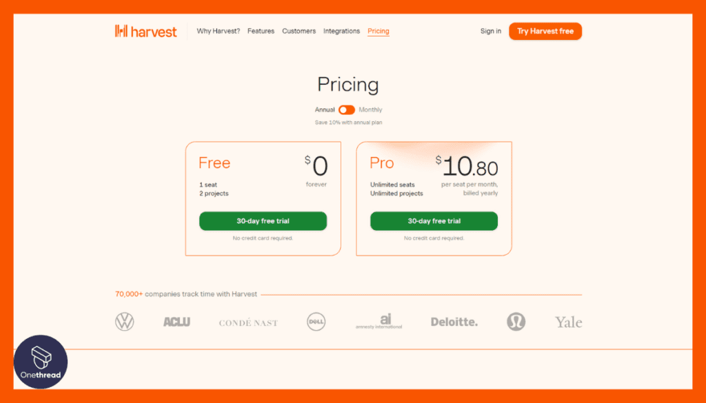 Harvest-Price