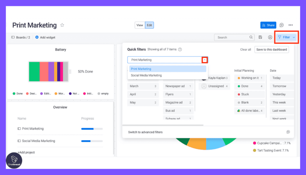 Monday.com-Visual Project Tracking