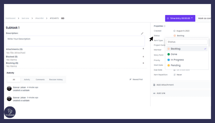 Monitoring Subtask Progress