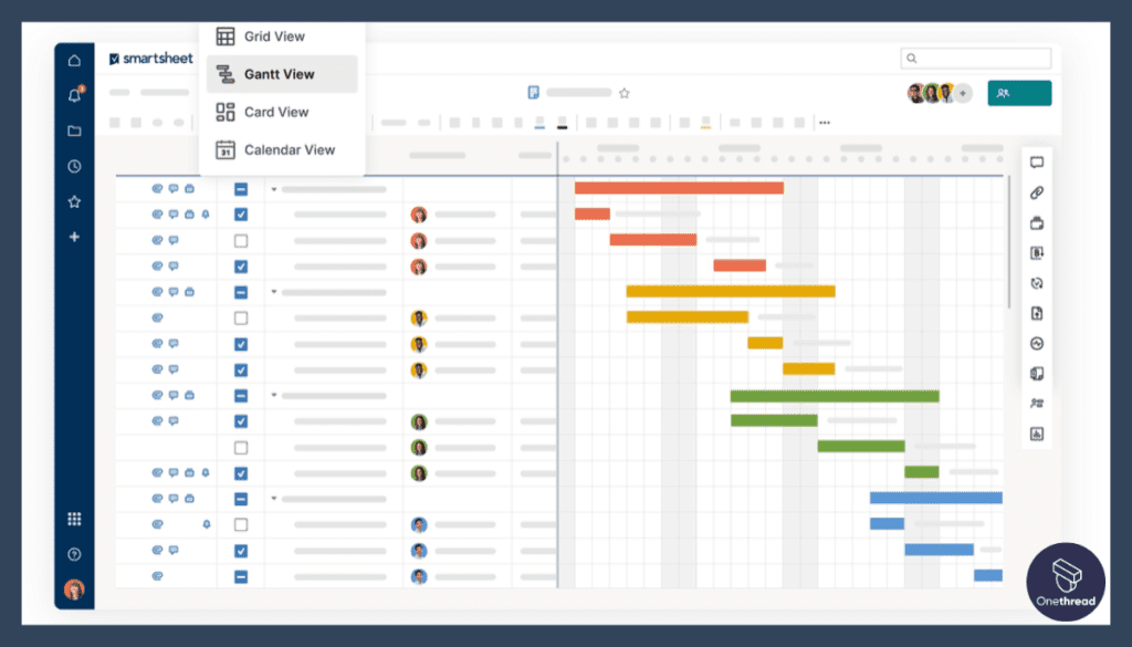 Features of Smartsheet
