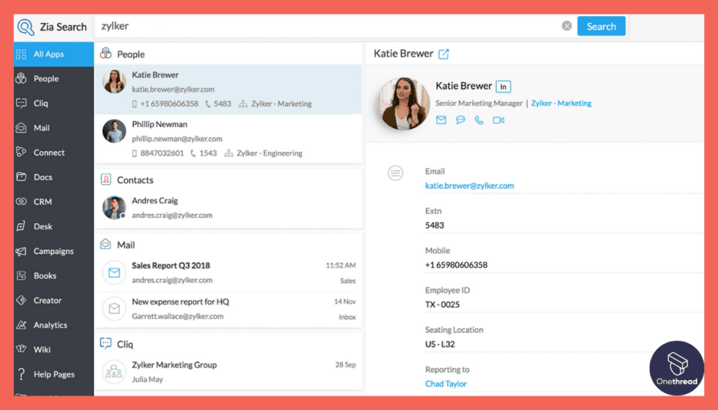 Zoho CRM-AI-Assistant