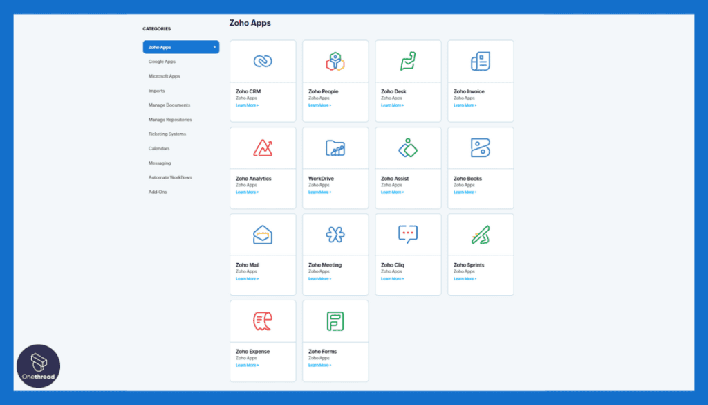 Zoho Projects-Integration with Other Zoho Apps.png