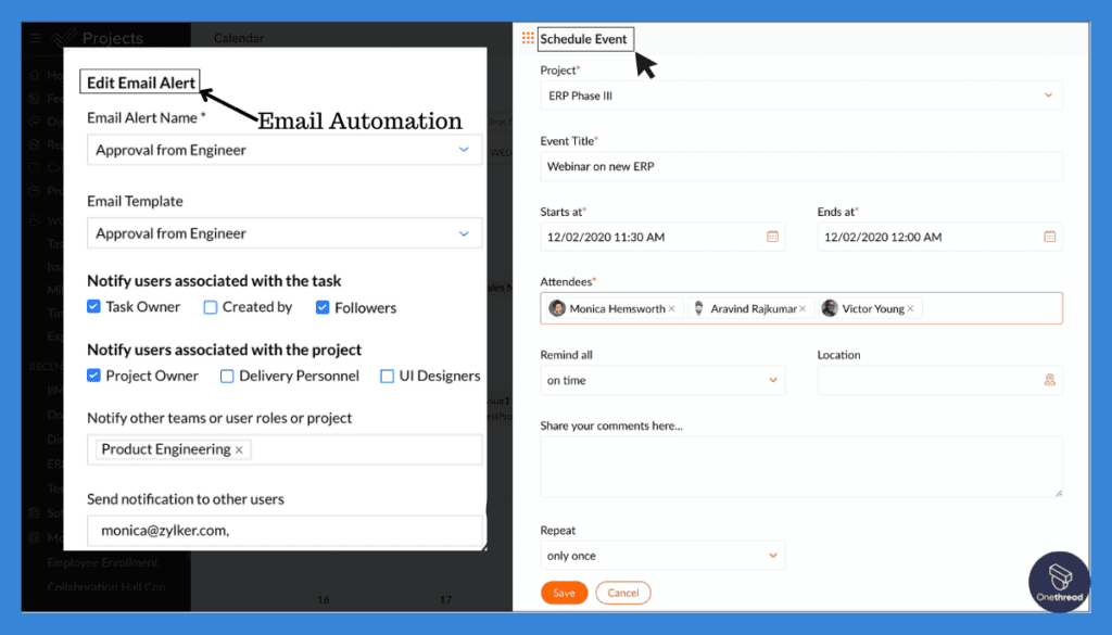 Zoho Projects-Task Automation and Scheduling