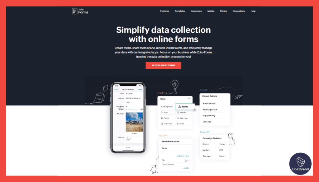 Zoho Forms