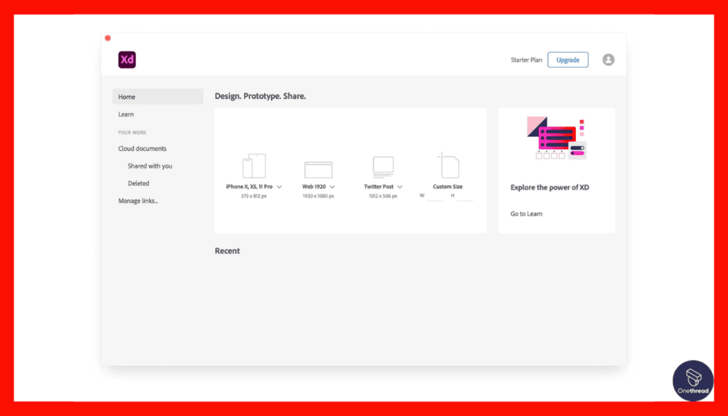 Adobe Xd- Intuitive Interface
