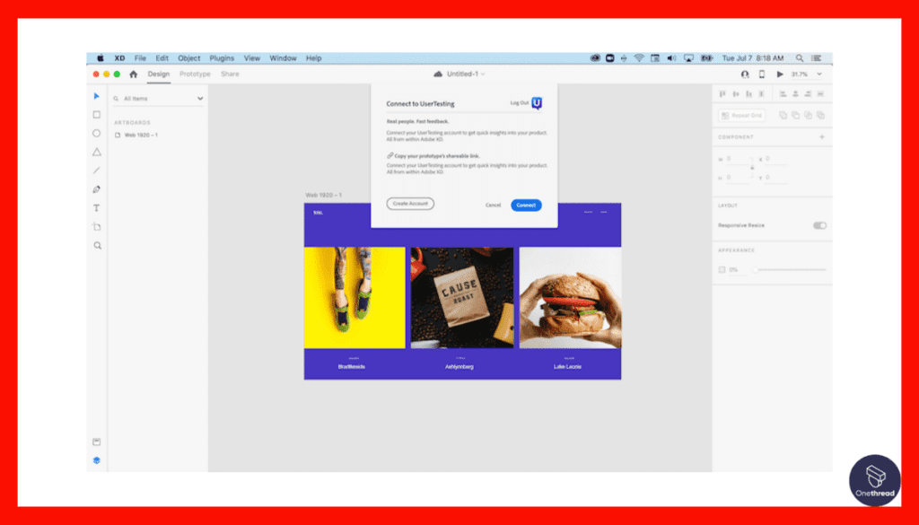 Adobe Xd-User Testing and Feedback