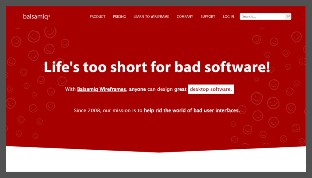 Balsamiq Mockups-Home