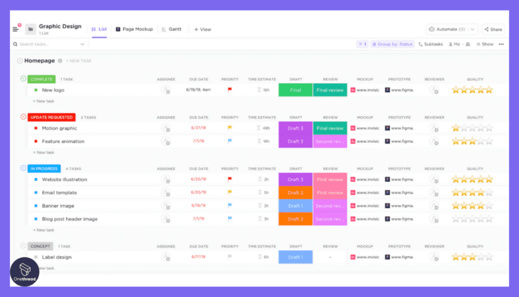 ClickUp-Workflow Templates