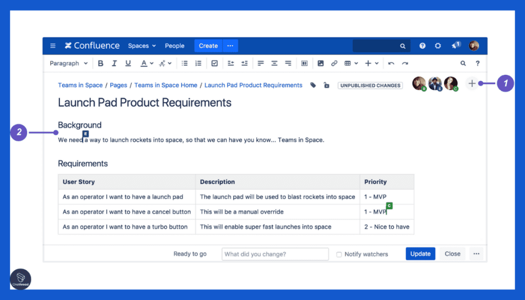 Confluence-Collaborative Content Creation and Editing