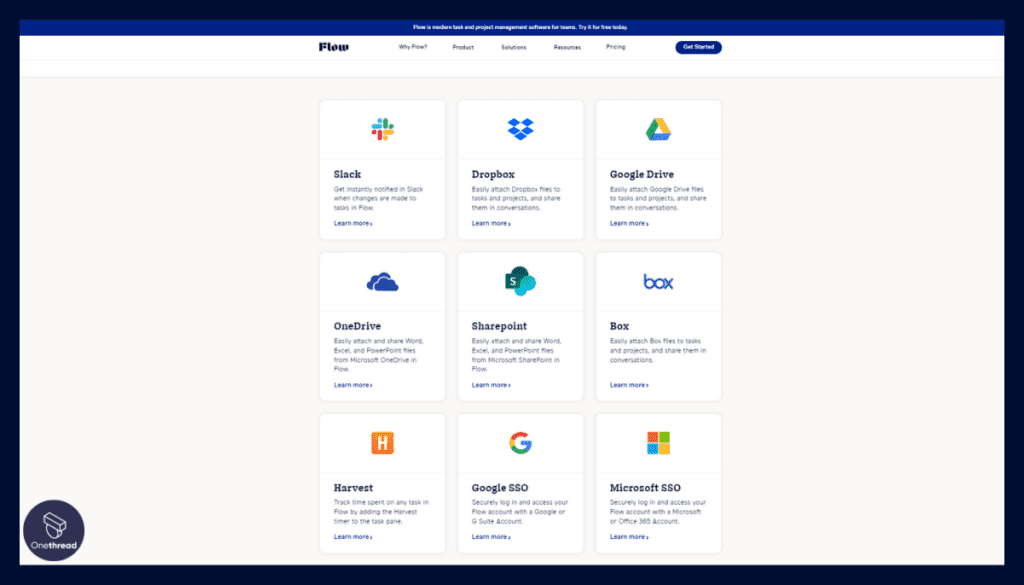 Flow-Integration Capabilities