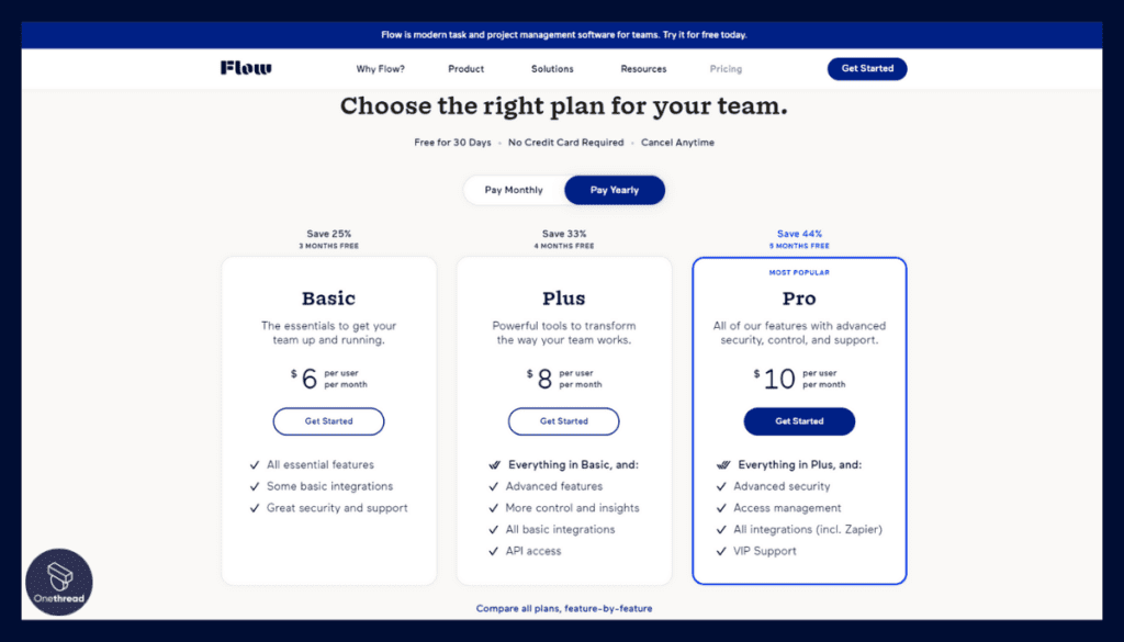 Flow-Pricing