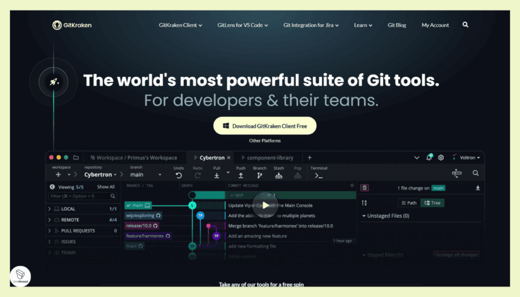 GitKraken Glo Boards-Home