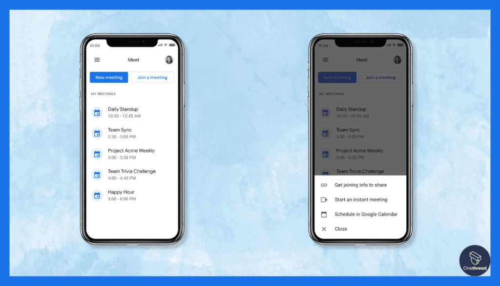 Goggle Meet-Mobile User Experience
