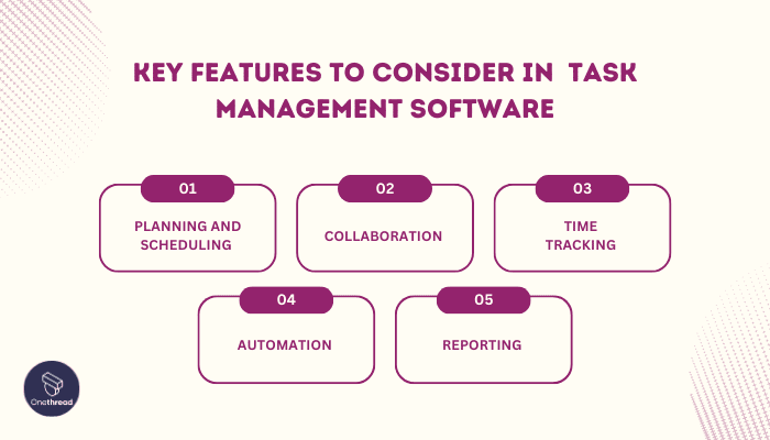 Key Features to Consider in Task Management Software