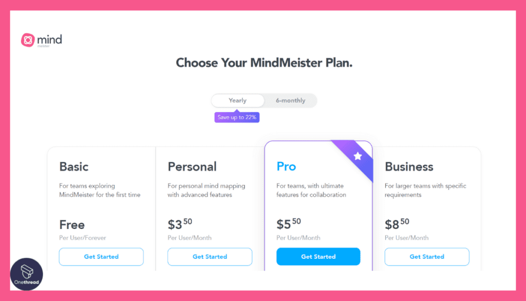 MindMeister-Pricing