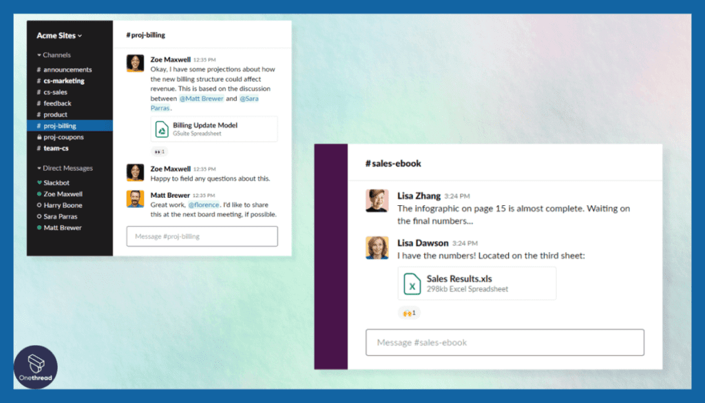 Slack- Integrated File Sharing