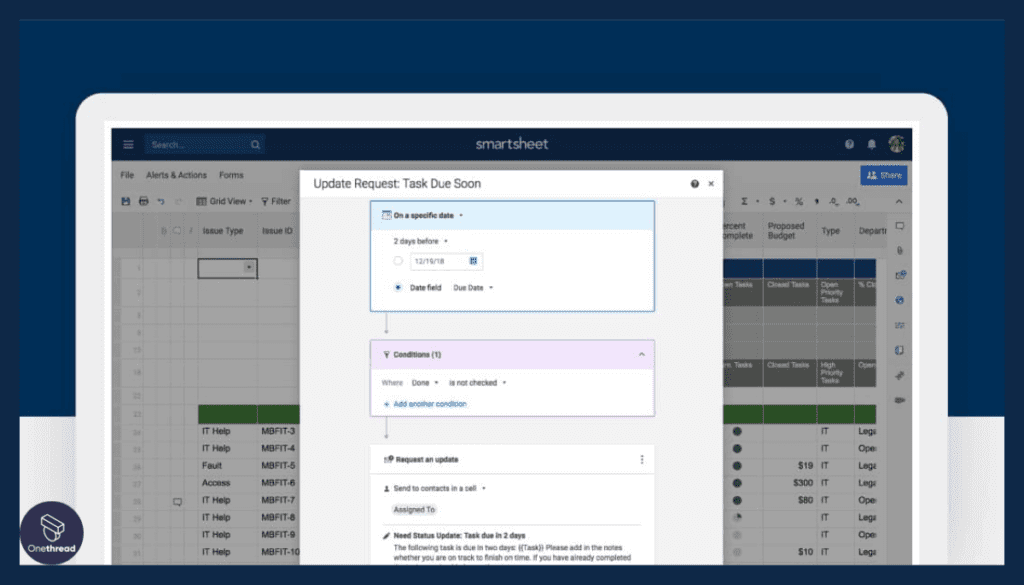 Smartsheet-Automated Workflows