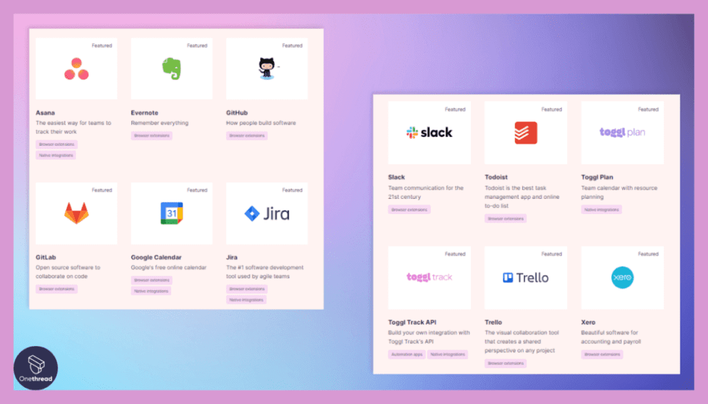 Toggl Track-Integration