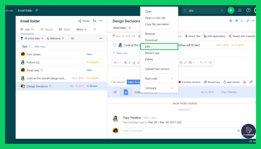 Wrike-Document Sharing & Editing