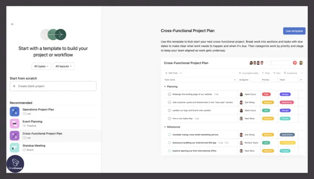 Asana-Cross-Functional Work.