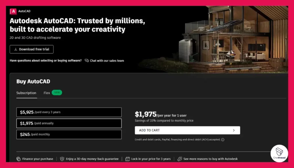AutoCAD-Pricing