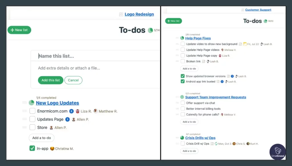 Basecamp-To-Do Lists.