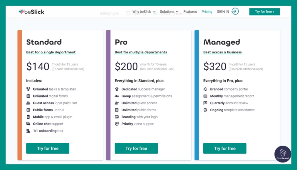 BeSlick-Pricing.