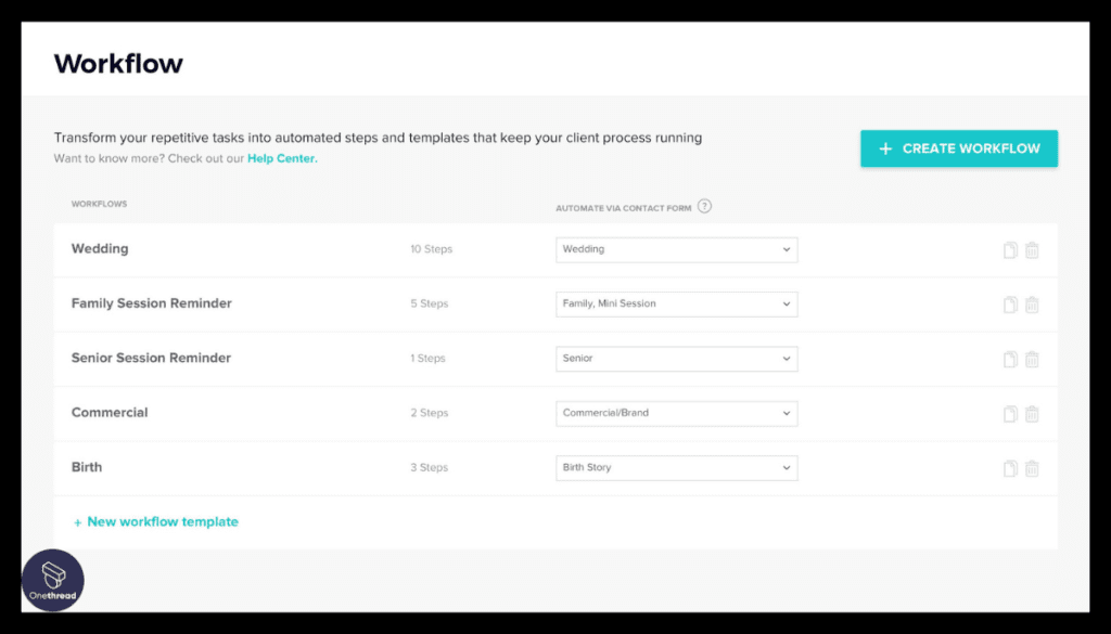Honeybook-Automated Workflow and Templates