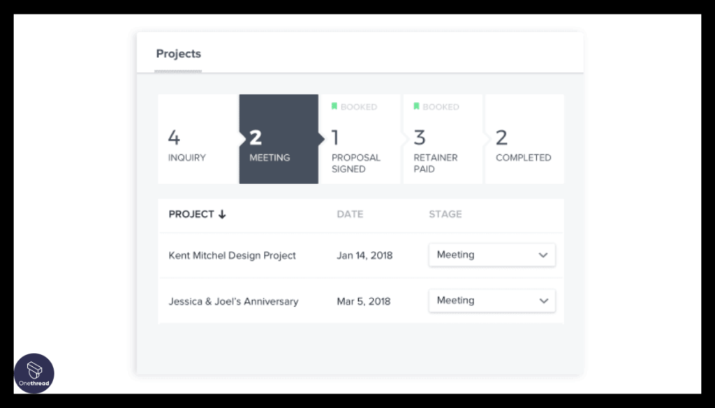 Honeybook-Project Management
