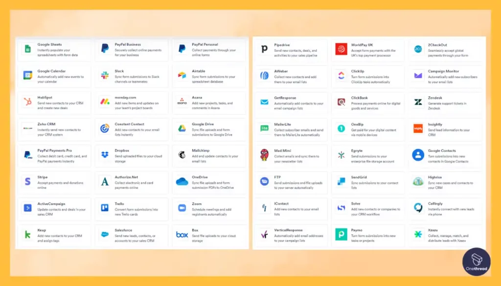 Jotform-Integrations
