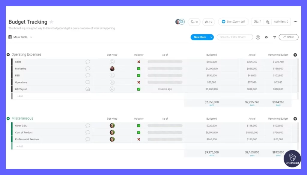 Monday.com-Financial Tracking.