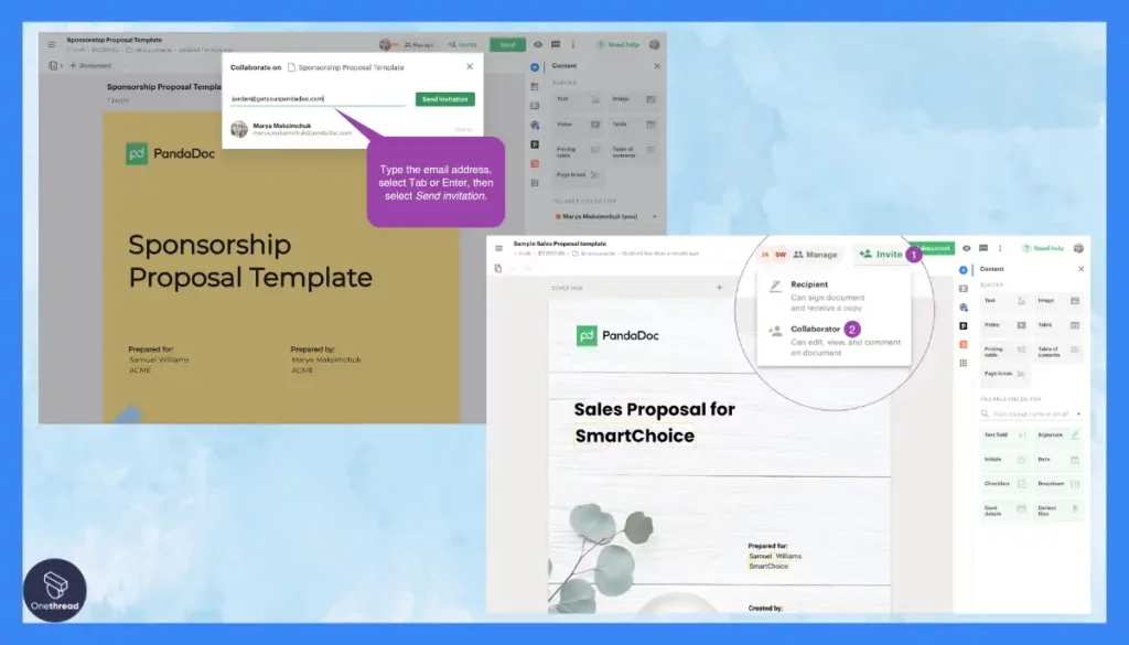 PandaDoc-Real-Time Editing and Collaboration