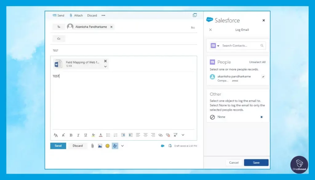 Salesforce-Email Integration
