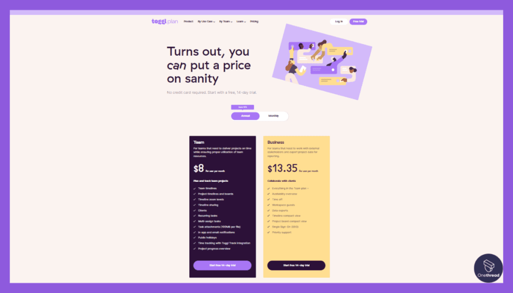 Toggl Plan-Pricing