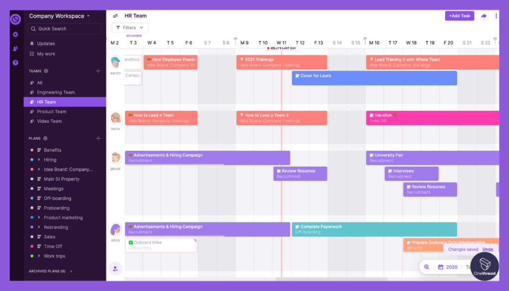 Toggl Plan-Team Collaboration