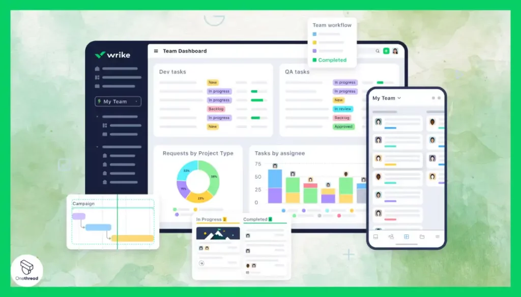 Wrike-Mobile & Desktop Apps.