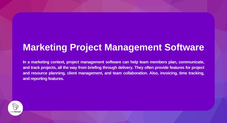 Marketing Project Management Software