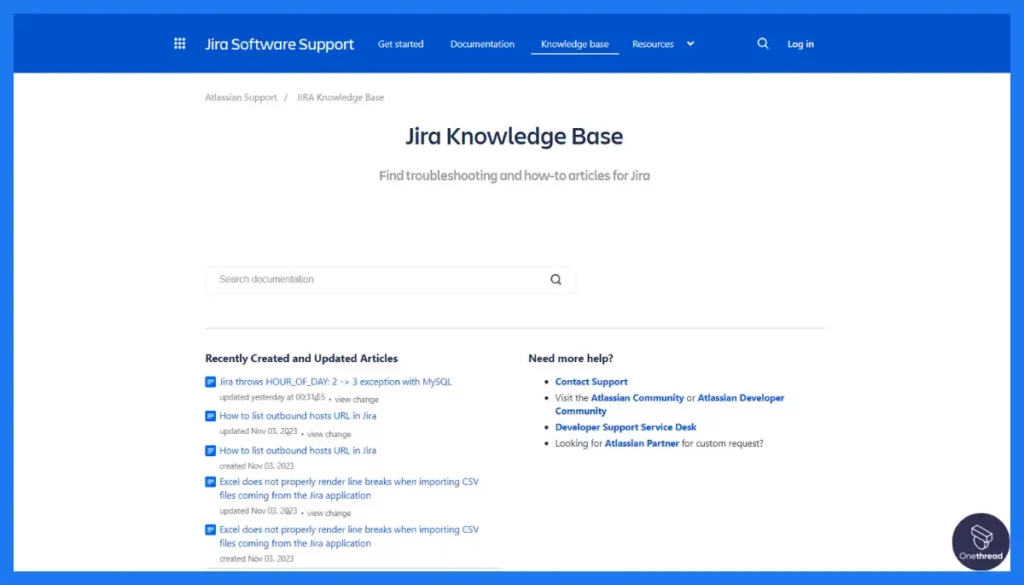 Jira-Knowledge Baes.