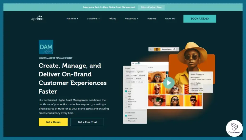 Aprimo Digital Asset Management-Home